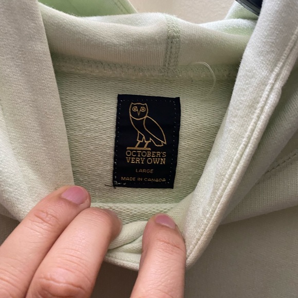 OVO Octobers Very Own Lime Green Hoodie - Picture 4 of 4